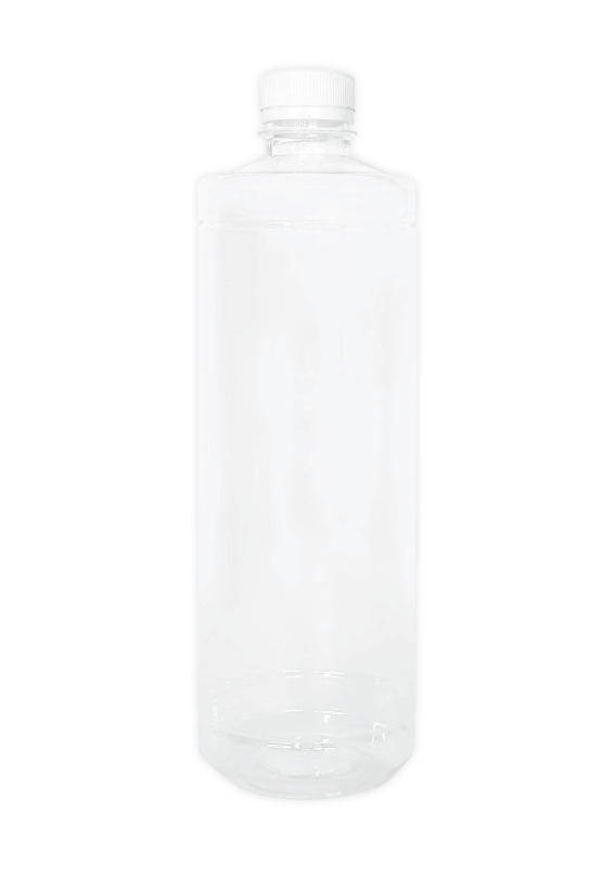 ขวดสกรีน ทรงกลมมีเส้น 1000 Ml