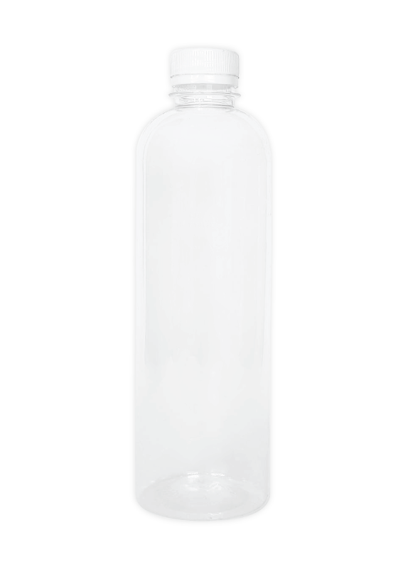 ขวดสกรีน ทรงกลมเรียบ 600 Ml