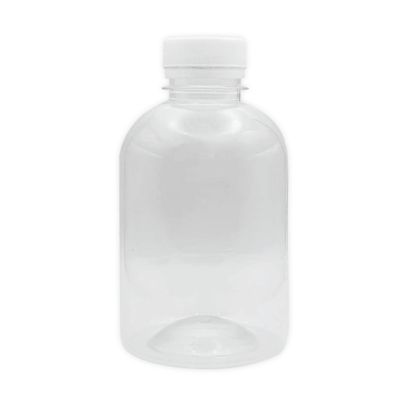 ขวดสกรีน ทรงกลมเรียบเตี้ย 350 Ml