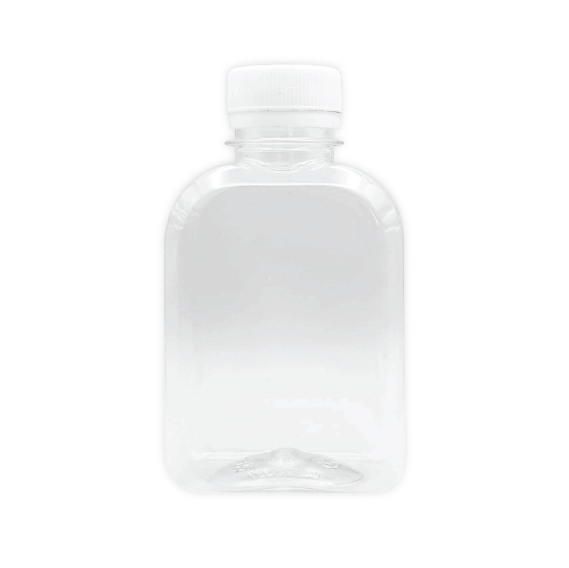ขวดสกรีน ทรงแบนกั๊ก 180 Ml